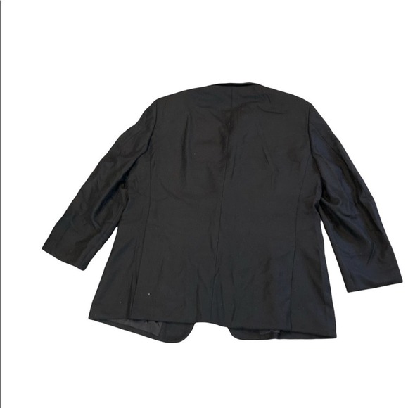 Loro Piana Black Cashmere Button Down Blazer Jacket 46R - Picture 4 of 10